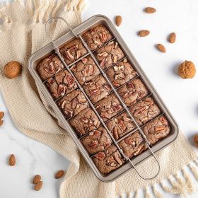 Kitchen Solid Bottom Thickened Square Brownie Pan Home Bakery (Option: Single)